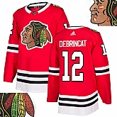 Blackhawks #12 Debrincat Red With Special Glittery Logo Adidas Jersey,baseball caps,new era cap wholesale,wholesale hats